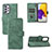 Funda de Cuero Cartera con Soporte Carcasa L03Z para Samsung Galaxy A73 5G Verde