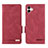 Funda de Cuero Cartera con Soporte Carcasa L03Z para Samsung Galaxy F04 Rojo