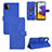 Funda de Cuero Cartera con Soporte Carcasa L03Z para Samsung Galaxy F42 5G Azul