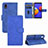 Funda de Cuero Cartera con Soporte Carcasa L03Z para Samsung Galaxy M01 Core Azul