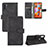 Funda de Cuero Cartera con Soporte Carcasa L03Z para Samsung Galaxy M11 Negro