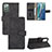 Funda de Cuero Cartera con Soporte Carcasa L03Z para Samsung Galaxy Note 20 5G Negro