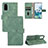 Funda de Cuero Cartera con Soporte Carcasa L03Z para Samsung Galaxy S20 FE (2022) 5G Verde