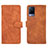 Funda de Cuero Cartera con Soporte Carcasa L03Z para Vivo V21s 5G Marron