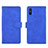 Funda de Cuero Cartera con Soporte Carcasa L03Z para Xiaomi Redmi 9i Azul