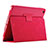 Funda de Cuero Cartera con Soporte Carcasa L04 para Apple iPad 10.2 (2019) Rojo