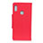 Funda de Cuero Cartera con Soporte Carcasa L04 para BQ Vsmart Active 1 Rojo