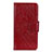 Funda de Cuero Cartera con Soporte Carcasa L04 para OnePlus Nord N100 Rojo Rosa