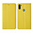 Funda de Cuero Cartera con Soporte Carcasa L04 para Samsung Galaxy M11 Amarillo