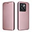 Funda de Cuero Cartera con Soporte Carcasa L04Z para OnePlus 10T 5G Oro Rosa