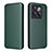 Funda de Cuero Cartera con Soporte Carcasa L04Z para OnePlus 10T 5G Verde