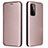 Funda de Cuero Cartera con Soporte Carcasa L04Z para OnePlus 9 5G Oro Rosa