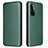 Funda de Cuero Cartera con Soporte Carcasa L04Z para OnePlus 9 5G Verde