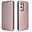 Funda de Cuero Cartera con Soporte Carcasa L04Z para OnePlus 9 Pro 5G Oro Rosa