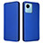 Funda de Cuero Cartera con Soporte Carcasa L04Z para Realme C30s Azul