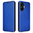 Funda de Cuero Cartera con Soporte Carcasa L04Z para Realme C55 Azul