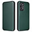 Funda de Cuero Cartera con Soporte Carcasa L04Z para Realme Q5 Pro 5G Verde