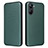 Funda de Cuero Cartera con Soporte Carcasa L04Z para Realme V20 5G Verde