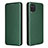 Funda de Cuero Cartera con Soporte Carcasa L04Z para Samsung Galaxy A12 5G Verde