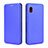 Funda de Cuero Cartera con Soporte Carcasa L04Z para Samsung Galaxy A20 SC-02M SCV46 Azul