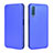 Funda de Cuero Cartera con Soporte Carcasa L04Z para Samsung Galaxy A7 (2018) A750 Azul