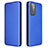 Funda de Cuero Cartera con Soporte Carcasa L04Z para Samsung Galaxy A72 4G Azul