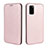 Funda de Cuero Cartera con Soporte Carcasa L04Z para Samsung Galaxy S20 FE (2022) 5G Oro Rosa