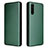 Funda de Cuero Cartera con Soporte Carcasa L04Z para Sony Xperia 10 III Lite Verde