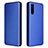 Funda de Cuero Cartera con Soporte Carcasa L04Z para Sony Xperia 10 III SO-52B Azul