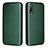 Funda de Cuero Cartera con Soporte Carcasa L04Z para Sony Xperia Ace II SO-41B Verde