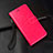 Funda de Cuero Cartera con Soporte Carcasa L05 para Realme XT Rosa Roja