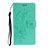 Funda de Cuero Cartera con Soporte Carcasa L05 para Samsung Galaxy A51 5G Verde