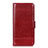 Funda de Cuero Cartera con Soporte Carcasa L05 para Samsung Galaxy M01 Core Rojo