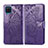 Funda de Cuero Cartera con Soporte Carcasa L05 para Samsung Galaxy M12 Morado