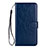 Funda de Cuero Cartera con Soporte Carcasa L05 para Samsung Galaxy S20 5G Azul