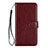 Funda de Cuero Cartera con Soporte Carcasa L05 para Samsung Galaxy S20 5G Marron