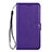 Funda de Cuero Cartera con Soporte Carcasa L05 para Samsung Galaxy S20 5G Morado