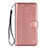 Funda de Cuero Cartera con Soporte Carcasa L05 para Samsung Galaxy S20 5G Oro Rosa