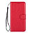 Funda de Cuero Cartera con Soporte Carcasa L05 para Samsung Galaxy S20 5G Rojo