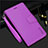 Funda de Cuero Cartera con Soporte Carcasa L05 para Samsung Galaxy S23 5G Morado