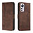 Funda de Cuero Cartera con Soporte Carcasa L05 para Xiaomi Mi 12X 5G Marron