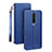 Funda de Cuero Cartera con Soporte Carcasa L05 para Xiaomi Poco X2 Azul