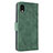 Funda de Cuero Cartera con Soporte Carcasa L05Z para Samsung Galaxy A22 5G SC-56B Verde