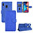 Funda de Cuero Cartera con Soporte Carcasa L05Z para Samsung Galaxy A30 Azul