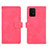 Funda de Cuero Cartera con Soporte Carcasa L05Z para Samsung Galaxy A91 Rosa Roja