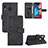 Funda de Cuero Cartera con Soporte Carcasa L05Z para Samsung Galaxy M10S Negro