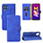 Funda de Cuero Cartera con Soporte Carcasa L05Z para Samsung Galaxy M32 4G Azul