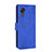 Funda de Cuero Cartera con Soporte Carcasa L05Z para Samsung Galaxy XCover 5 SM-G525F Azul