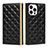 Funda de Cuero Cartera con Soporte Carcasa L06 para Apple iPhone 14 Pro Max Negro