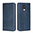 Funda de Cuero Cartera con Soporte Carcasa L06 para Huawei Mate 20 Lite Azul